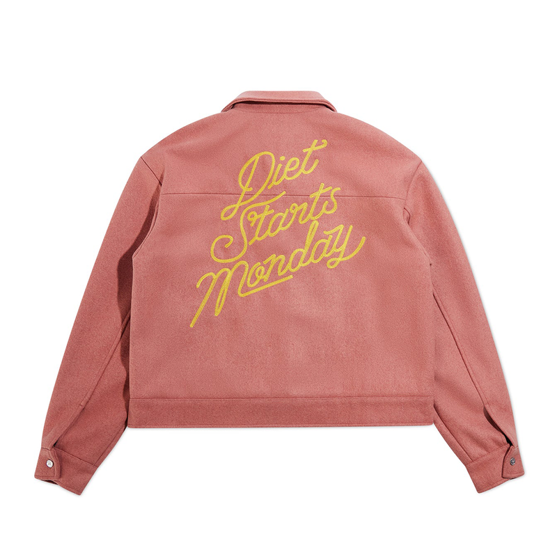 Diet Starts Monday Trouble Jacket -Peach-DSM-SP125-003