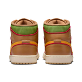 Men's Air Jordan 1 Mid SE -Flax/university Gold-sesame-coconut Milk-IB7403-224