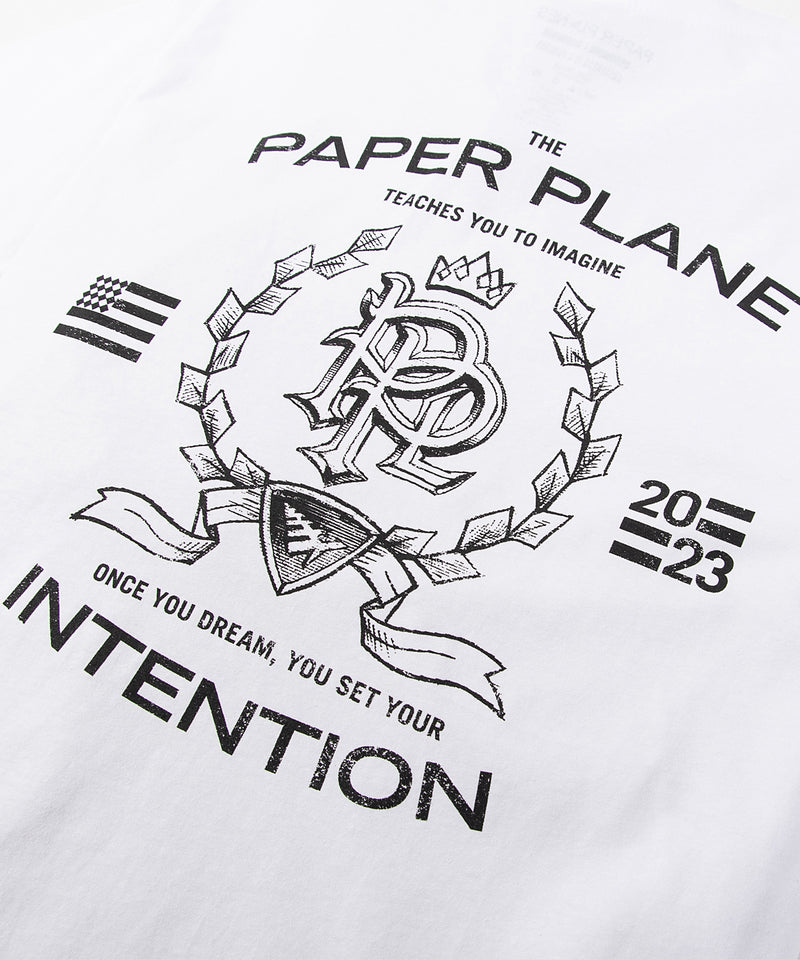 Paper Planes Crown Tee-White-200287