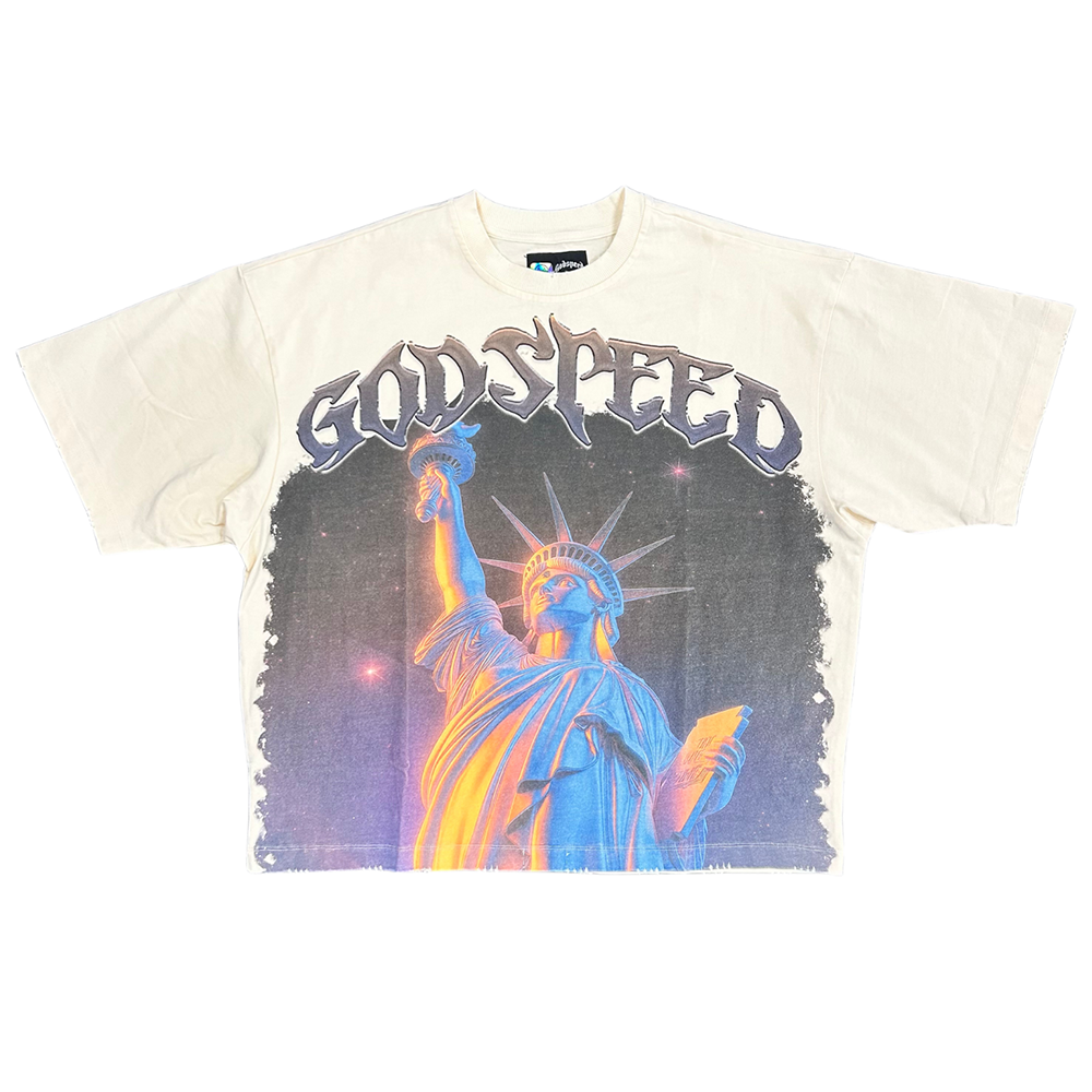 Godspeed Purple City Tee-Bone
