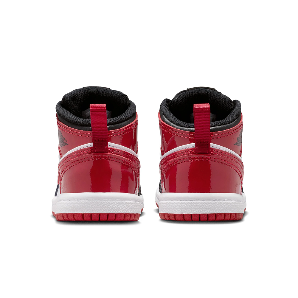 Toddler Jordan 1 Mid SE 'Black/Varsity Red' - HV4729-006