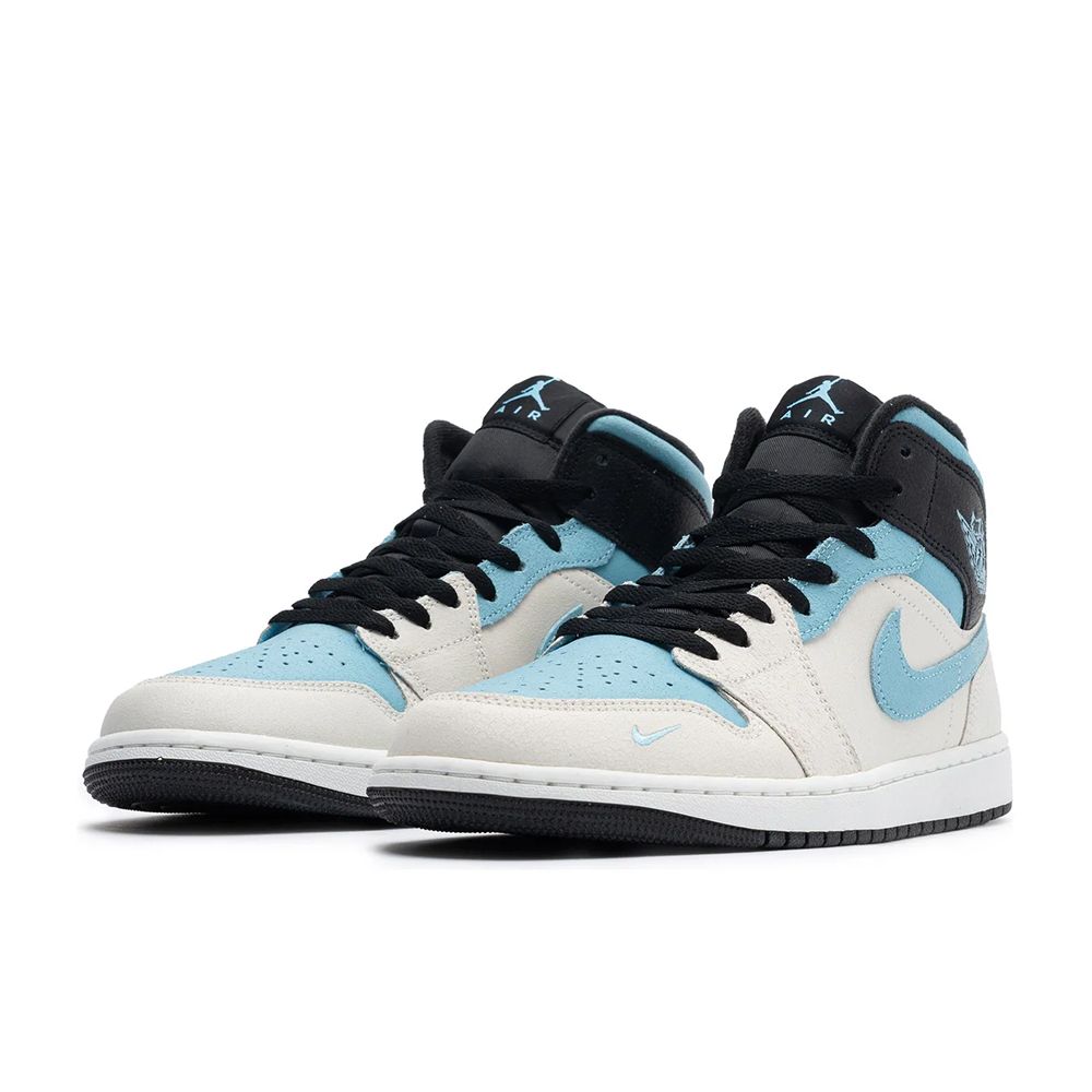 Men's Air Jordan 1 Mid SE 'Blue Chill' - IM6567-121