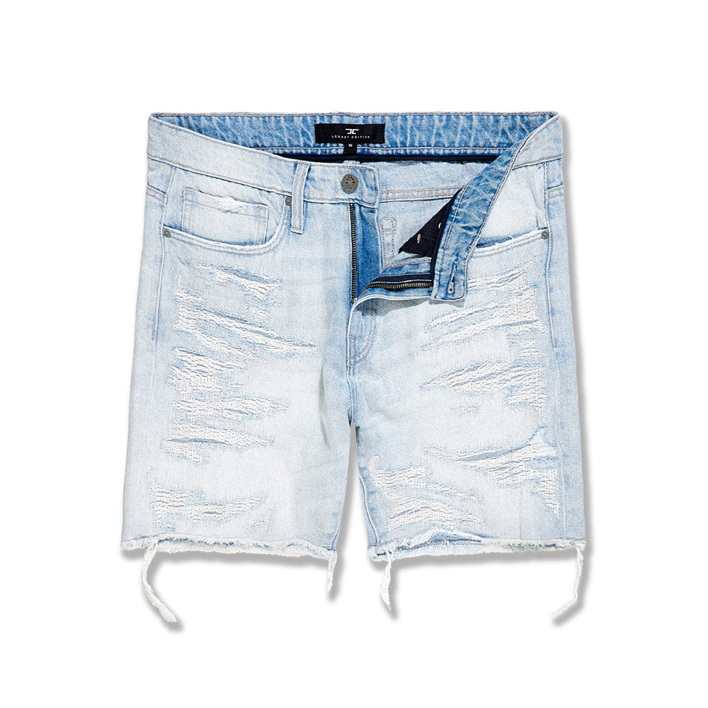 Jordan Craig Retro Riverside Denim Shorts-Iced White-J3218S