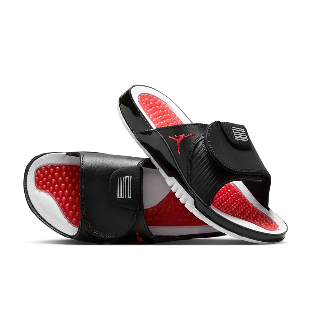 Men's Jordan Hydro XI Slides 'Bred' - FN2452-006