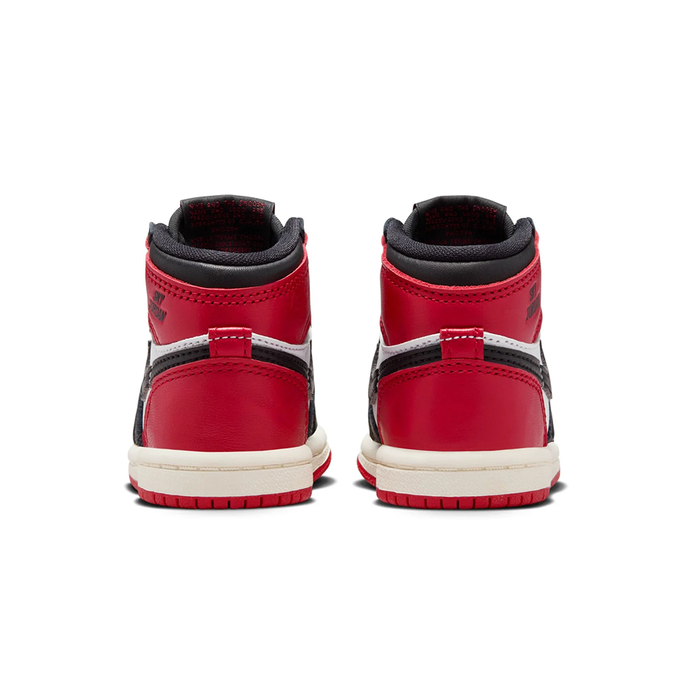 Toddler Jordan 1 Retro High OG 'Black Toe Reimagined' - FD1413-106