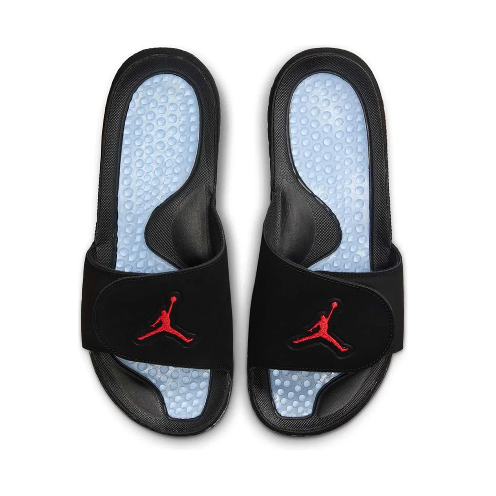 Jordan Hydro V Retro Slide Sandals 'Black Metallic' - 555501-061