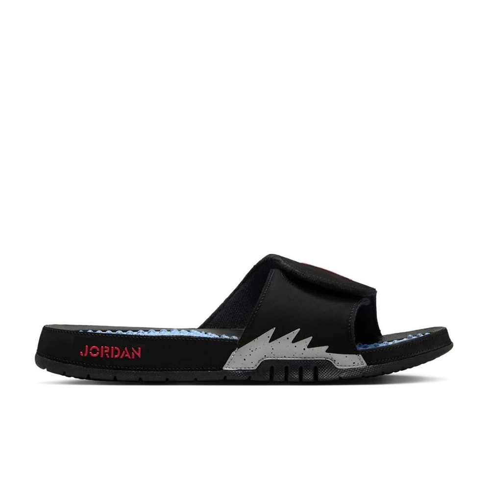 Jordan Hydro V Retro Slide Sandals 'Black Metallic' - 555501-061