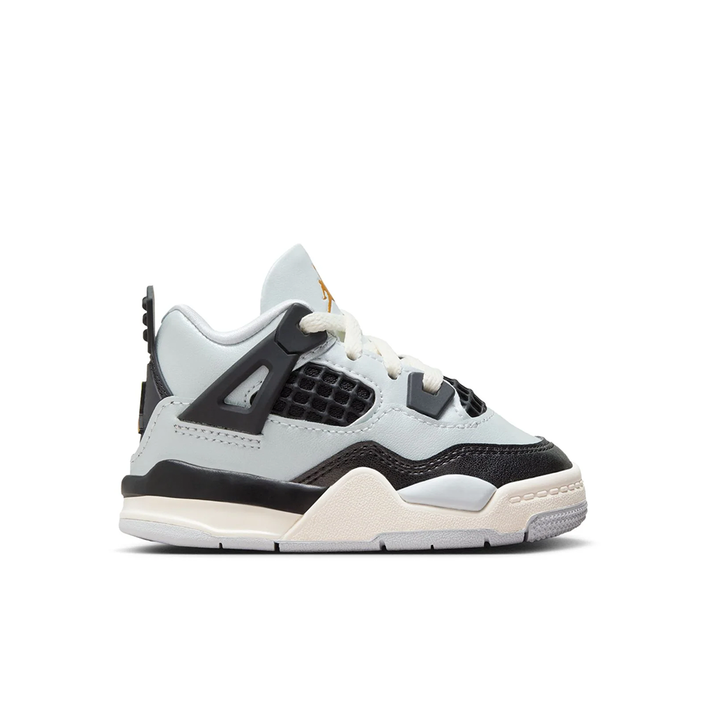 Toddler Jordan 4 Retro 'Platinum Gold' - FZ8584-070