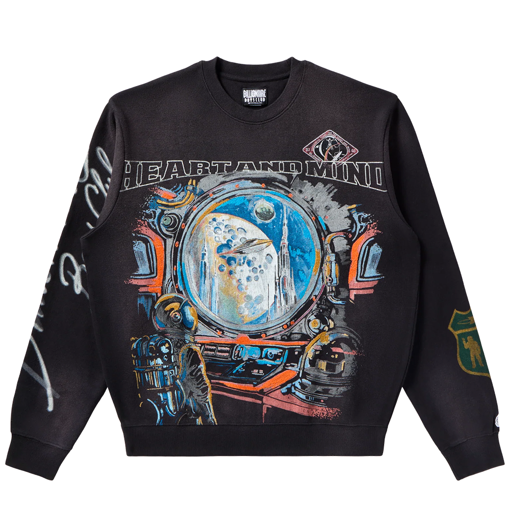 Billionaire Boys Club Explore Ls Knit -Black-851-9312