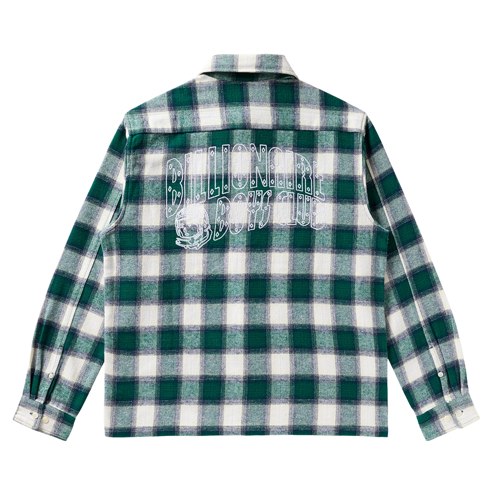 Billionaire Boys Club BB Curve LS Woven-Rain Forest-851-8600