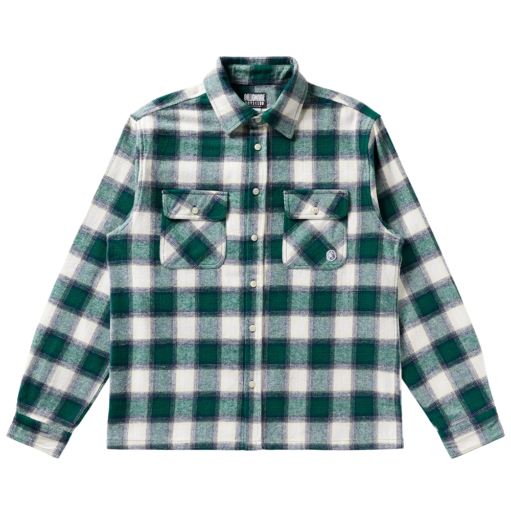 Billionaire Boys Club BB Curve LS Woven-Rain Forest-851-8600