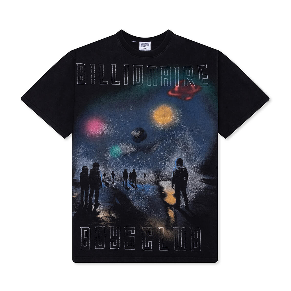 Billionaire Boys Club BB Mist SS Knit(Oversized Fit)-Black-851-8316