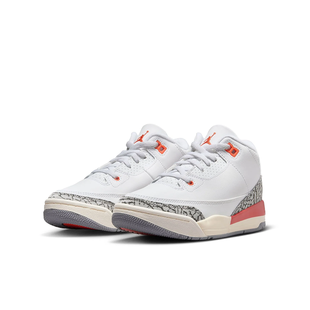 Preschool Jordan 3 Retro 'Cosmic Clay' - FQ9174-121