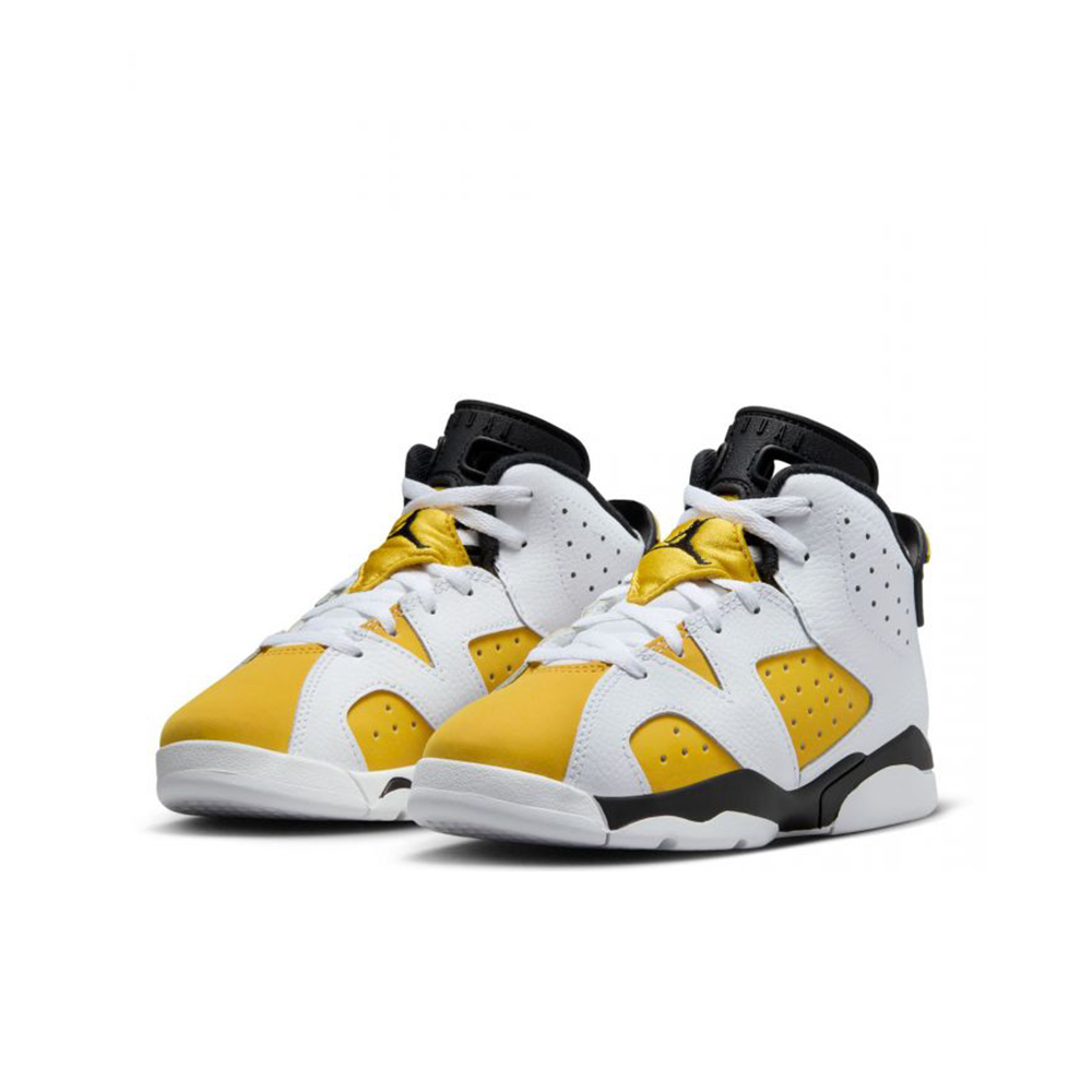Preschool Jordan 6 Retro 'Yellow Ochre' - DV3605-170