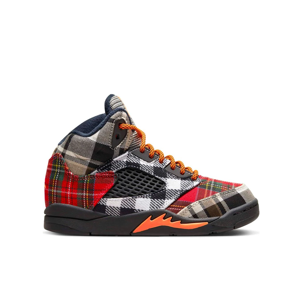 Preschool Jordan 5 Retro 'Plaid' - FD4812-008