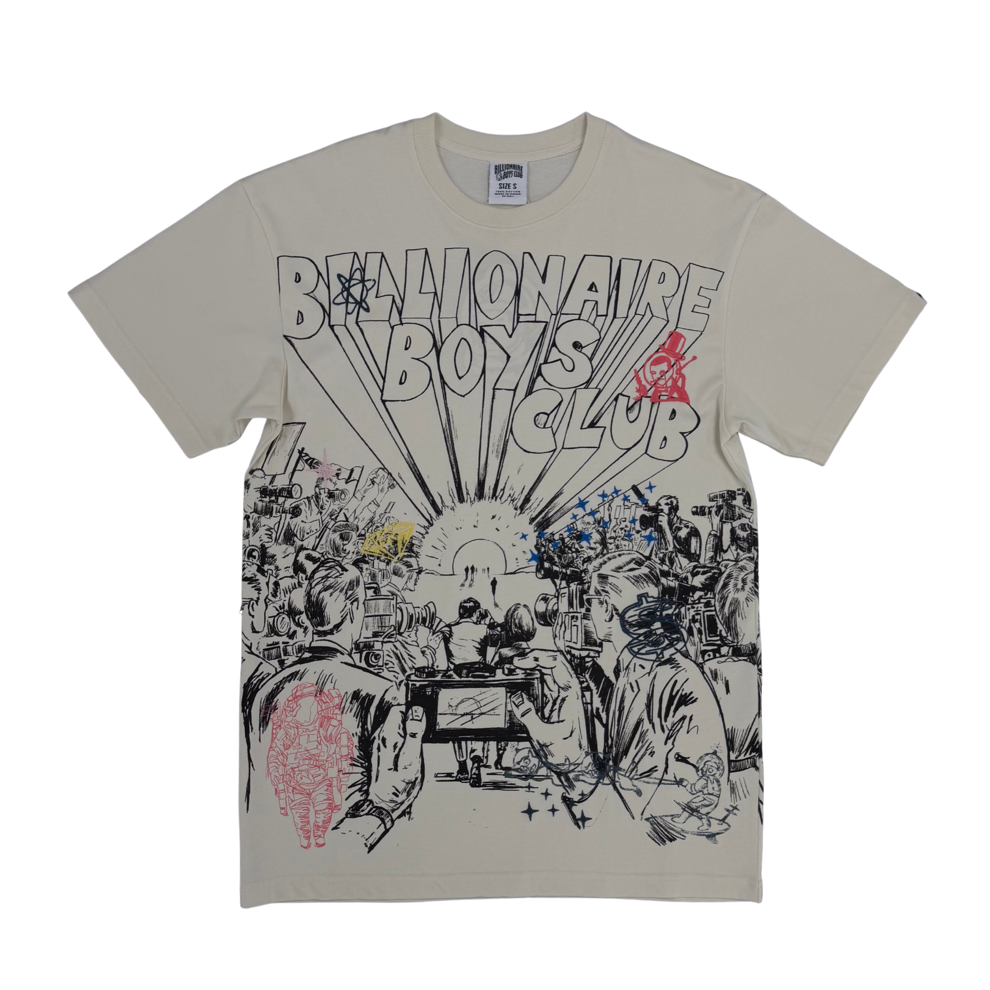 Billionaire Boys Club BB Paparazzi SS Knit - Gardenia - 861-6309