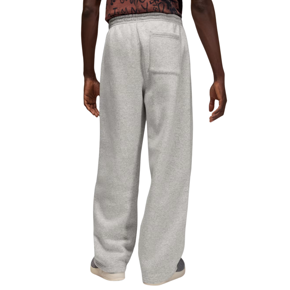 Jordan Brooklyn Fleece Oversized Open-Hem Trousers-Grey-IB7238-050