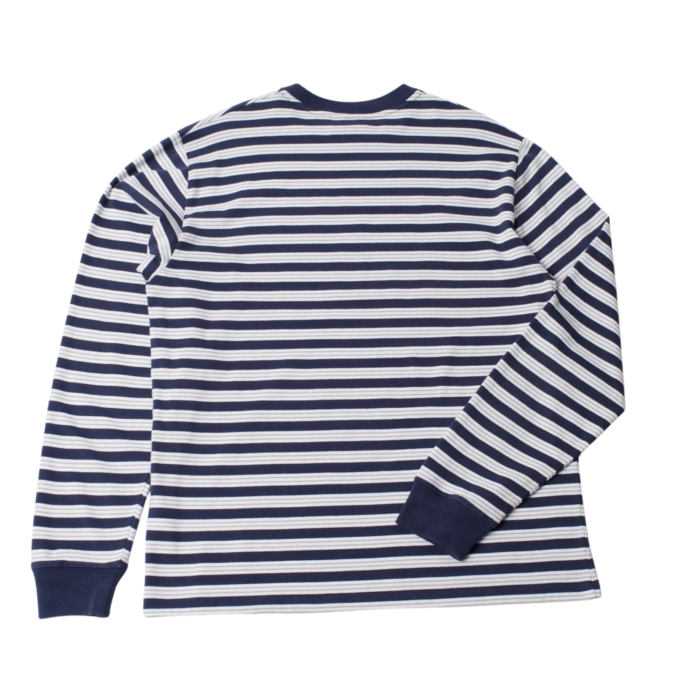 Parra 1992 Long Sleeve T-Shirt-White/Navy - 55142