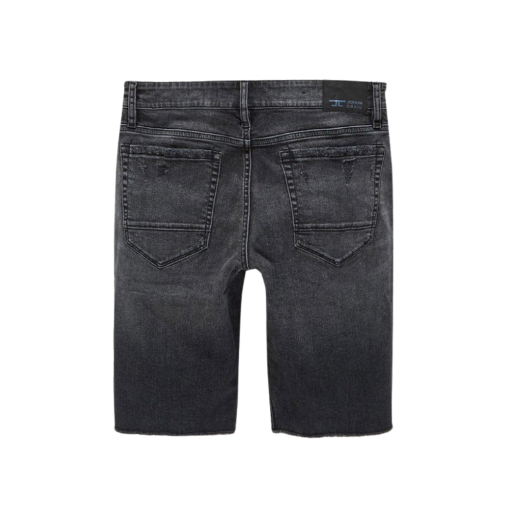 Jordan Craig Denim Shorts-Black Shadow-J3185S