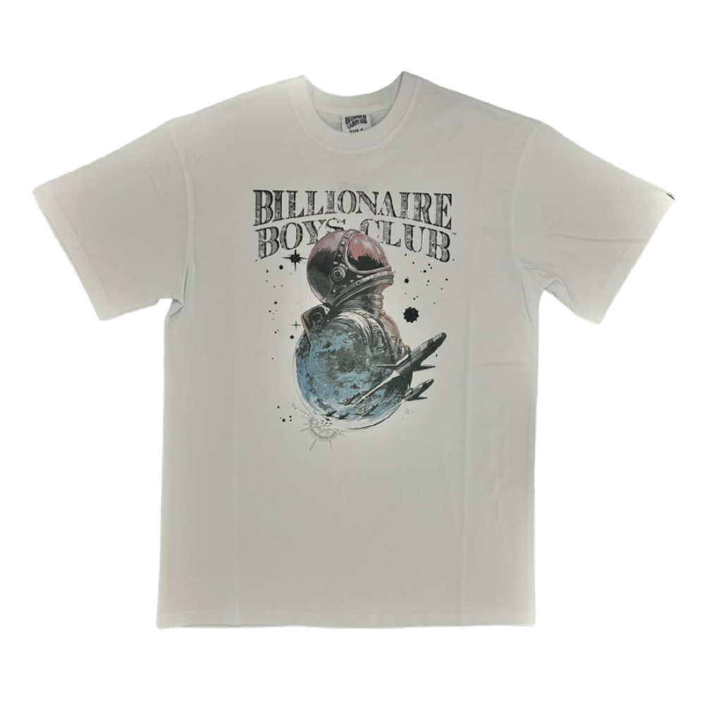 Billionaire Boys Club BB Flight SS Tee-White-851-4208