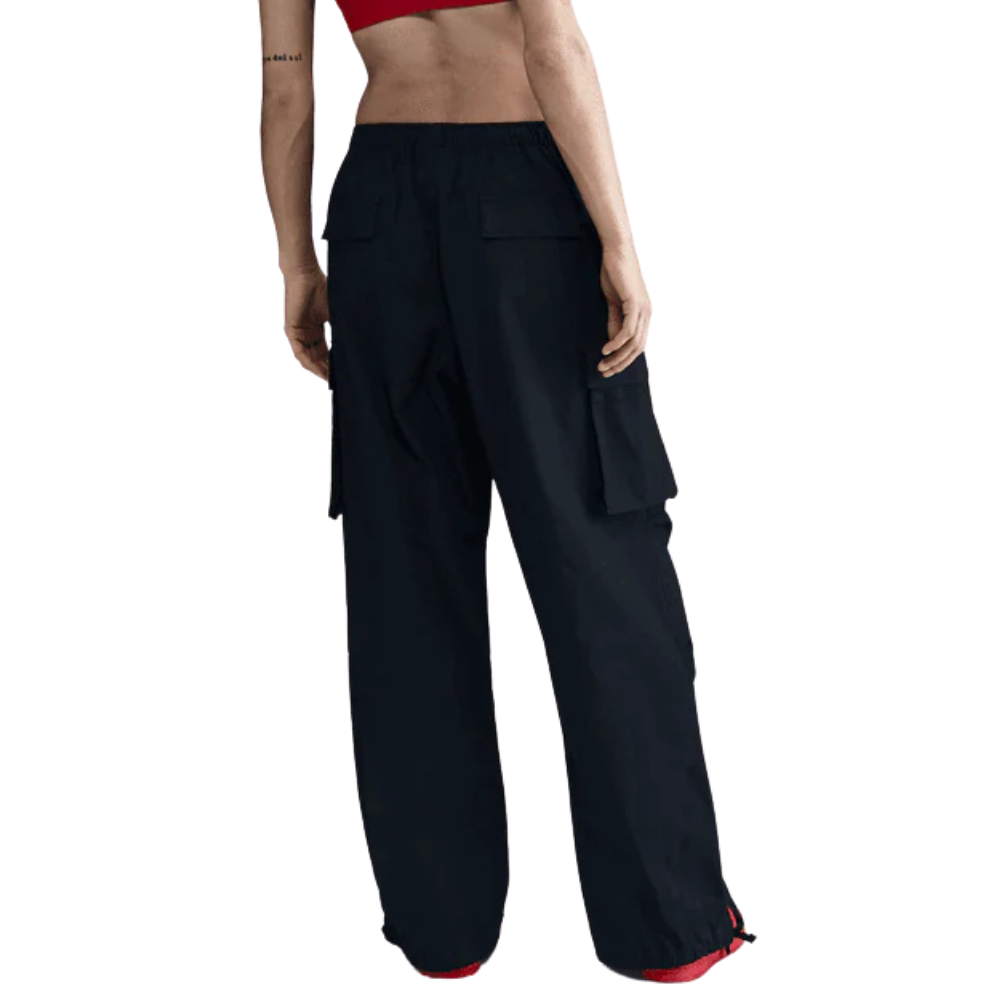 Women's Nike Mid-Rise Oversized Cargo Pants -Black/white-IB1058-010