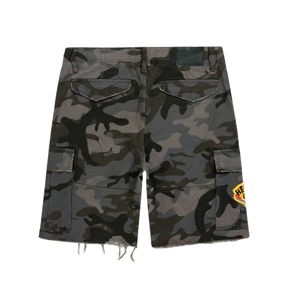 Jordan Craig War Angel Cargo Shorts - Black Camo - 4437C