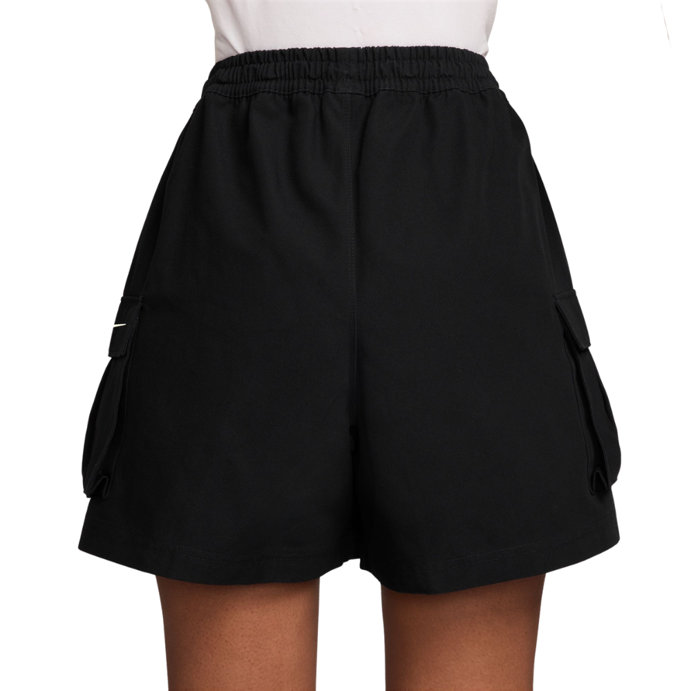 Women's Nike Mid-Rise Loose 5" Cargo Shorts -Black -HV2618-010