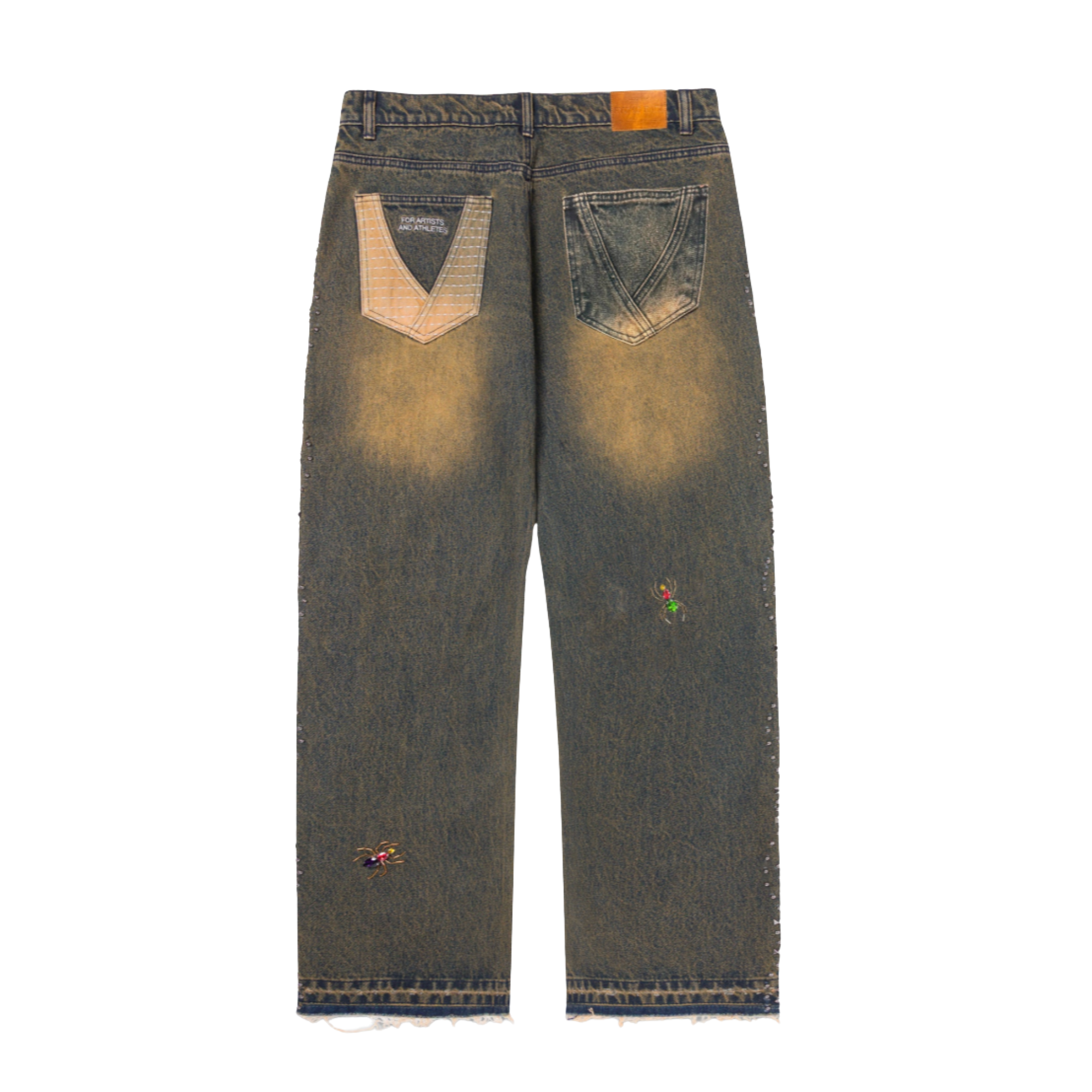 Ryoko Rain Vintage Washed Stutted Jeans - Rusty - RYO-FA26-30