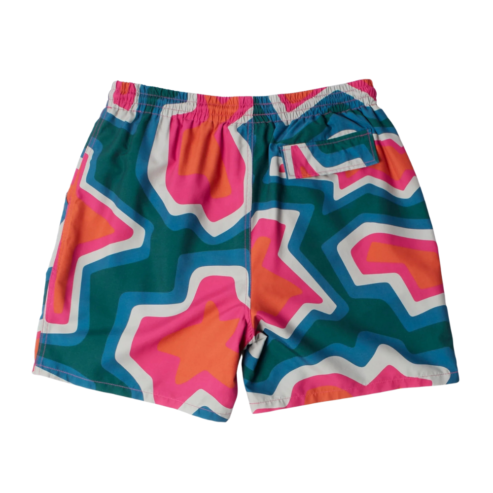 Parra Gem Stones Swim Shorts-Pink - 55435