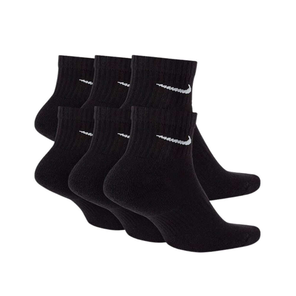 Nike Everyday Cushioned Training Ankle Socks (6-Pack) 'Black' - SX7669-010