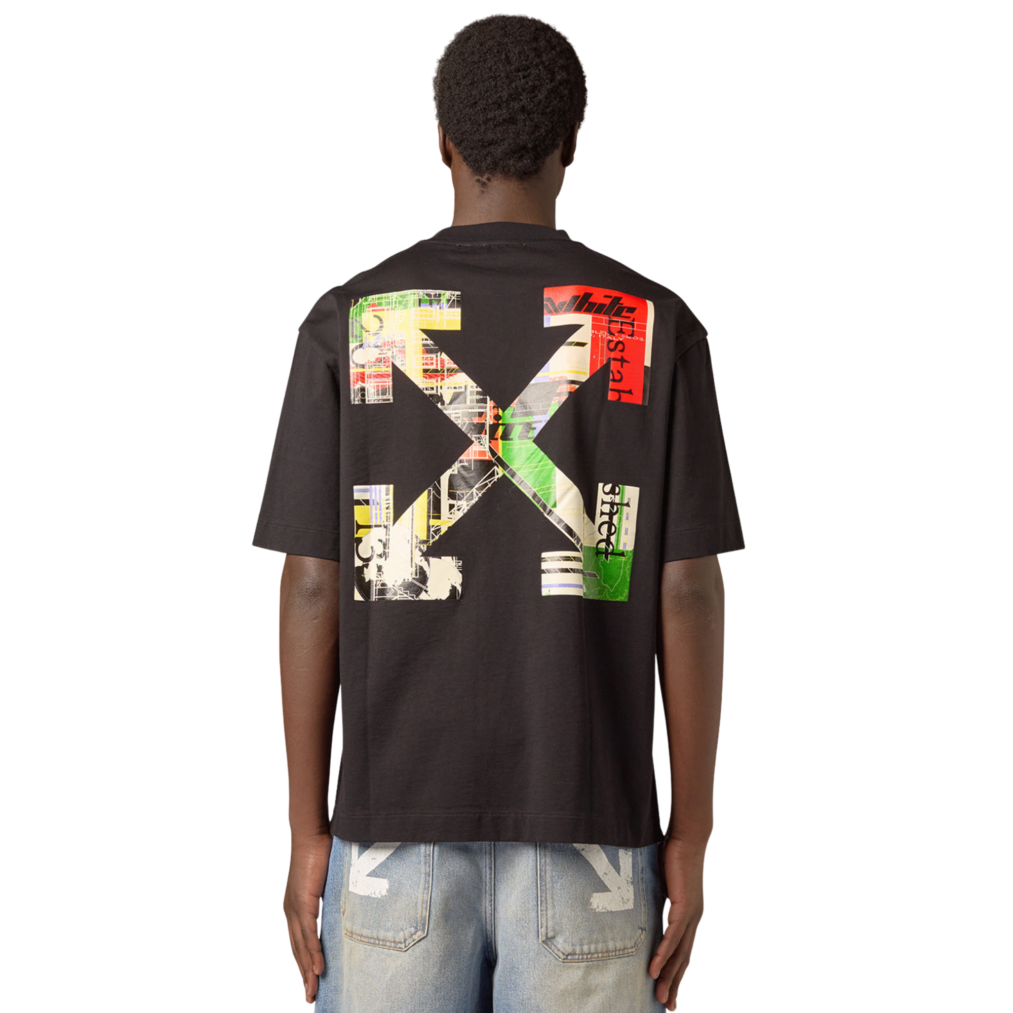 Off-White ™ Industrial Arrow Skate S/S tee-Black - 44MAA120F26J00Z001