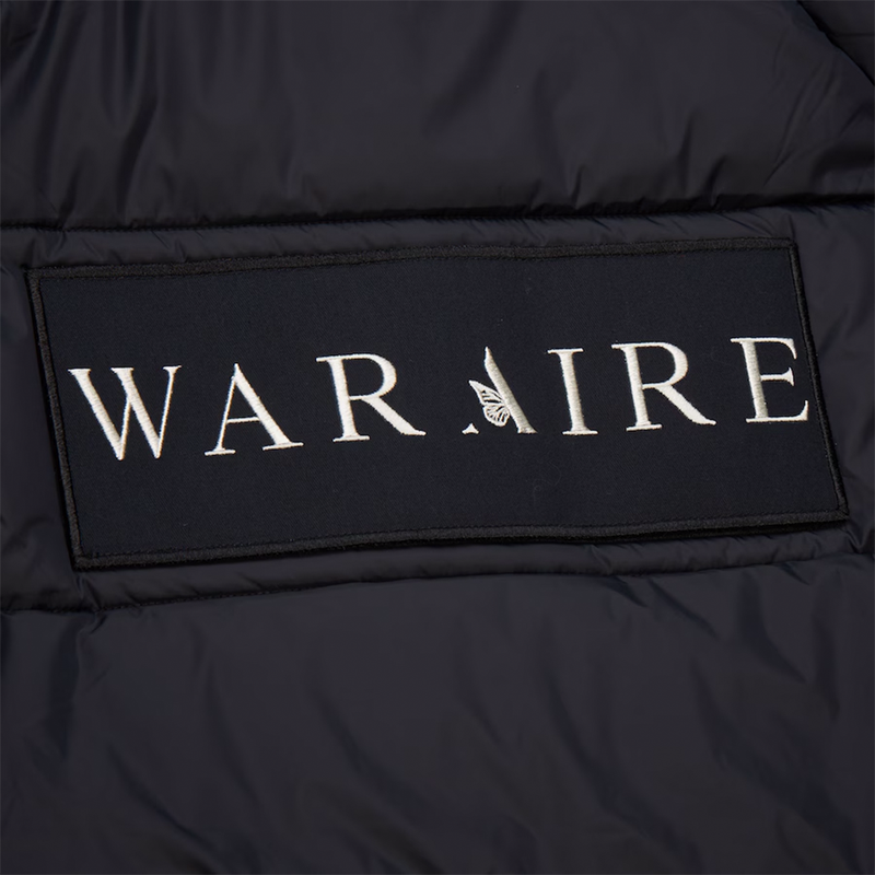 M&n X Waraire Puffer Jacket -Black -Jk7965-Mnnblck