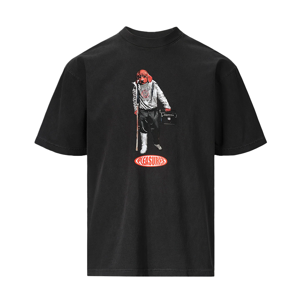 Pleasures Da Funk T-Shirt - Faded Black - P25DPC19