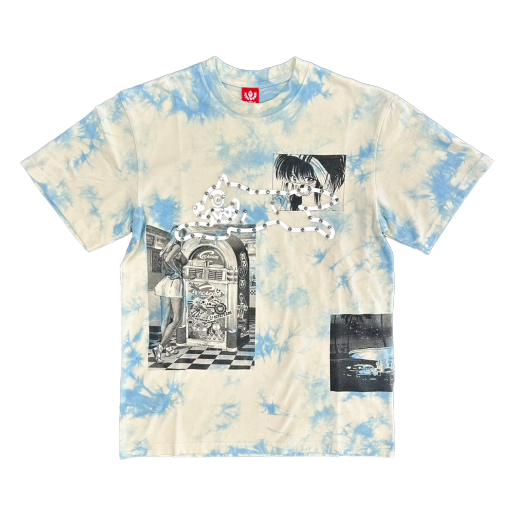 Ice Cream Dine and Dash Ss Knit (Oversize) Tee-Fog-451-3305