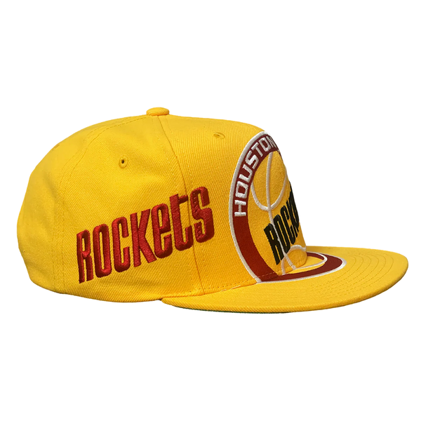 Mitchell & Ness NBA Big Time Snapback HWC Rockets-Yellow-SH23643