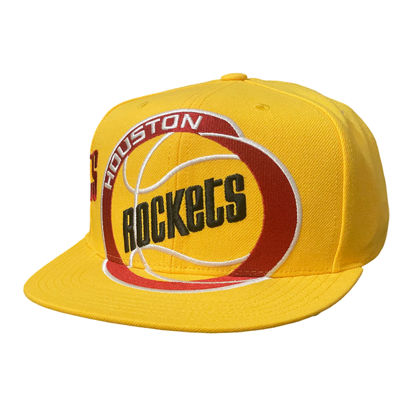 Mitchell & Ness NBA Big Time Snapback HWC Rockets-Yellow-SH23643