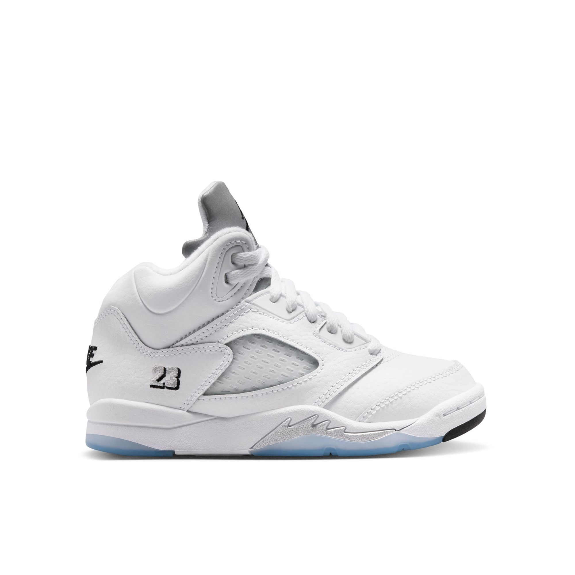 Preschool Jordan 5 Retro OG 'White Metallic' - HQ7979-103
