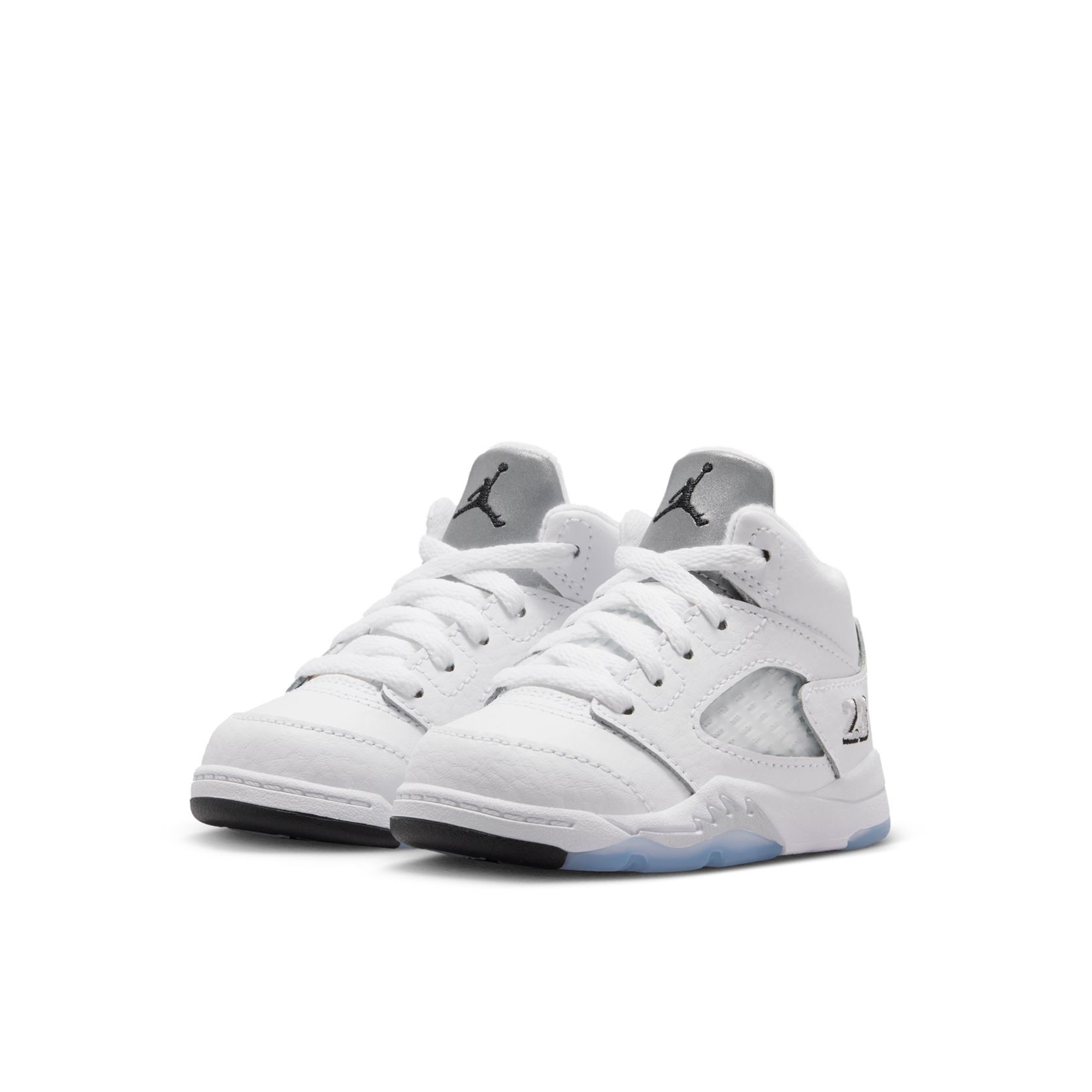 Toddler Jordan 5 Retro OG 'White Metallic' - HQ7981-103