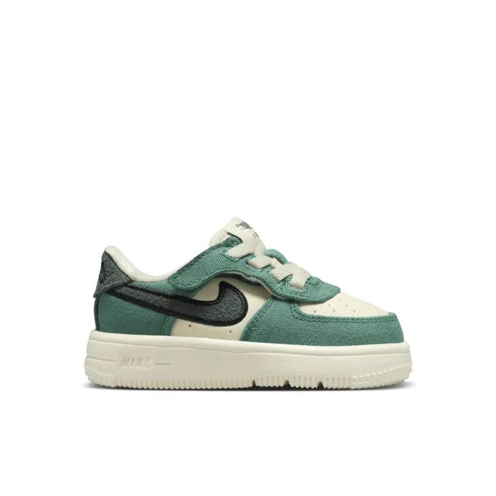 Toddler Nike Air Force 1 Low Easyon LV8 'Coconut Milk/Green' - FZ6744-100