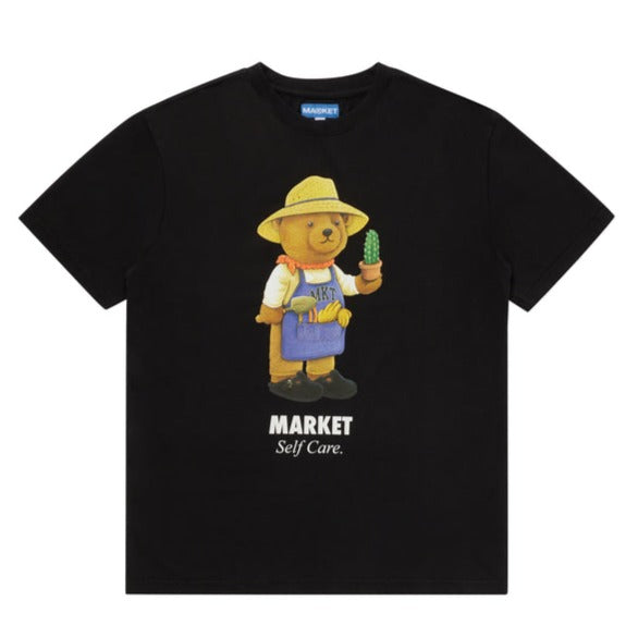 Market Botanical Bear T-Shirt-Black-399001365