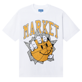 MARKET SMILEY BREAKTHROUGH T-SHIRT-WHITE-399001463