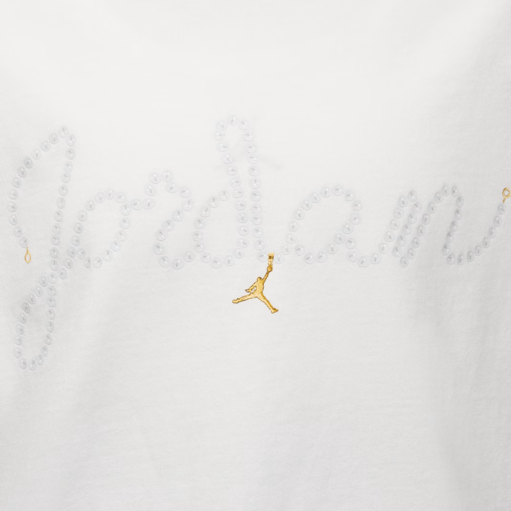 Women's Jordan Pearl T-Shirt-Cream-HV0445-133
