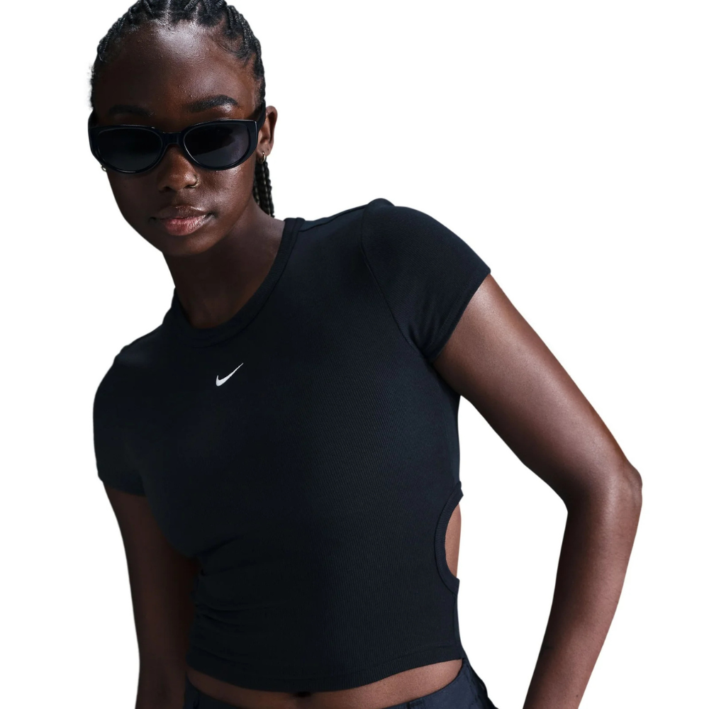 WMNS Nike Sportswear Cropped T-Shirt-Black-HJ0719-010