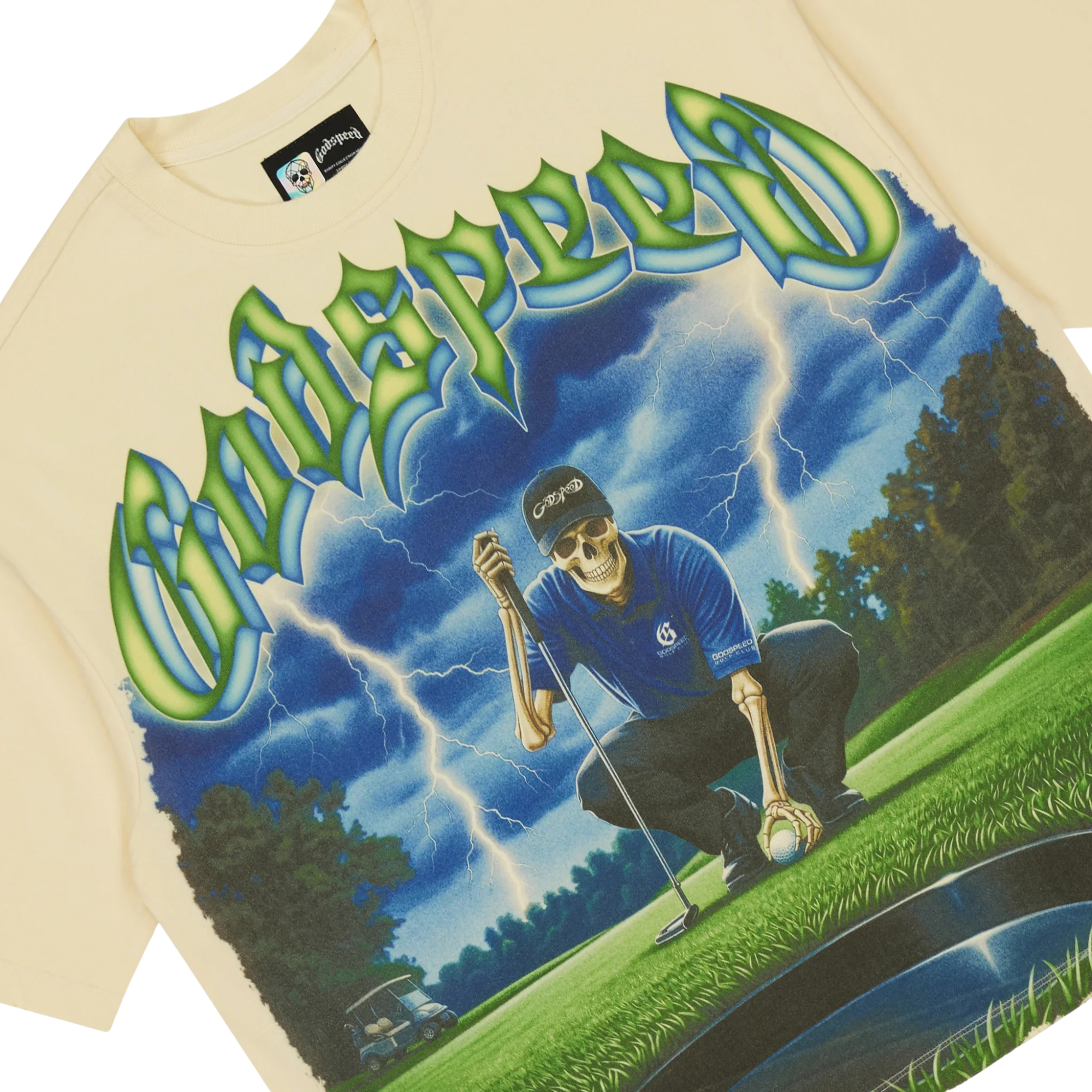 Godspeed No Mulligans T-Shirt-Bone - No-Mulligans-T-shirt-bone