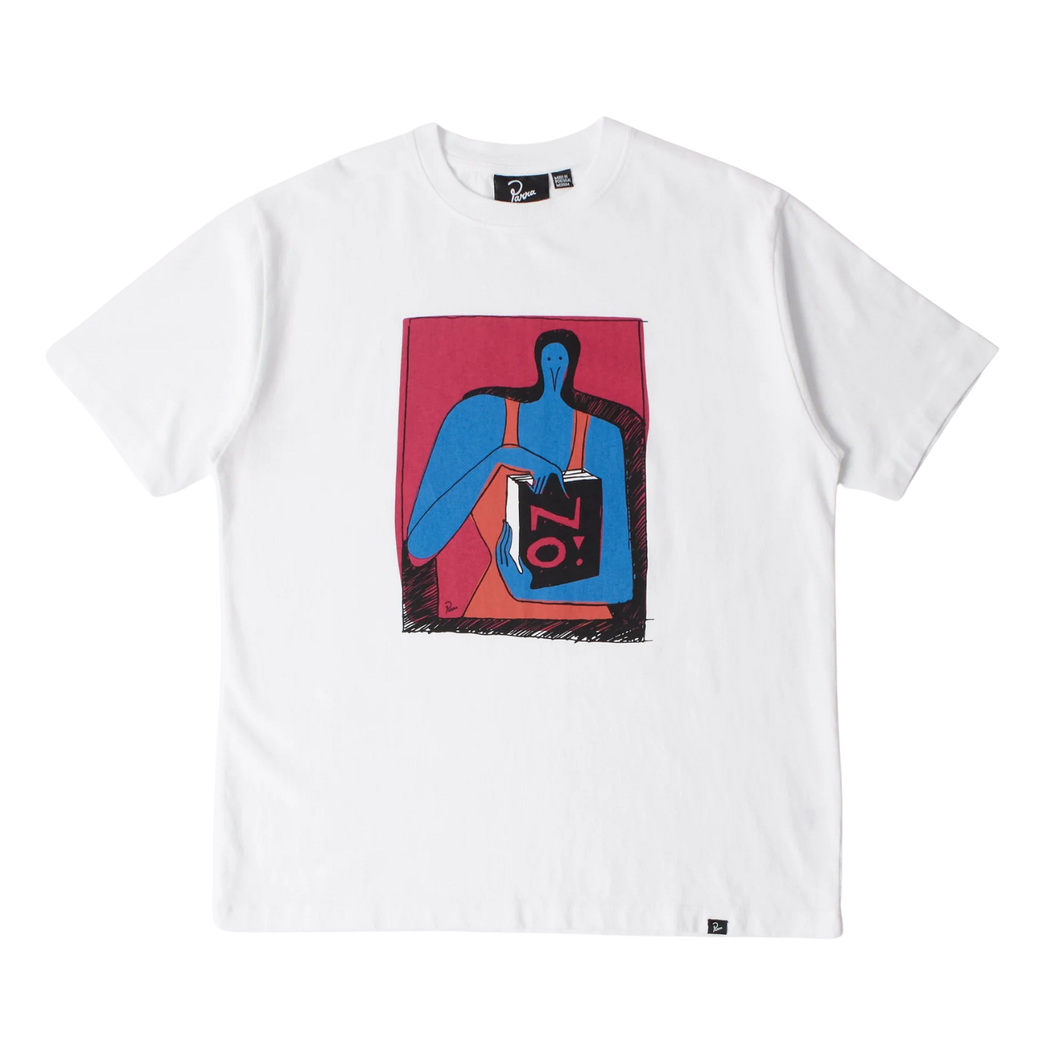 Parra No Books T-shirt-White- 54105