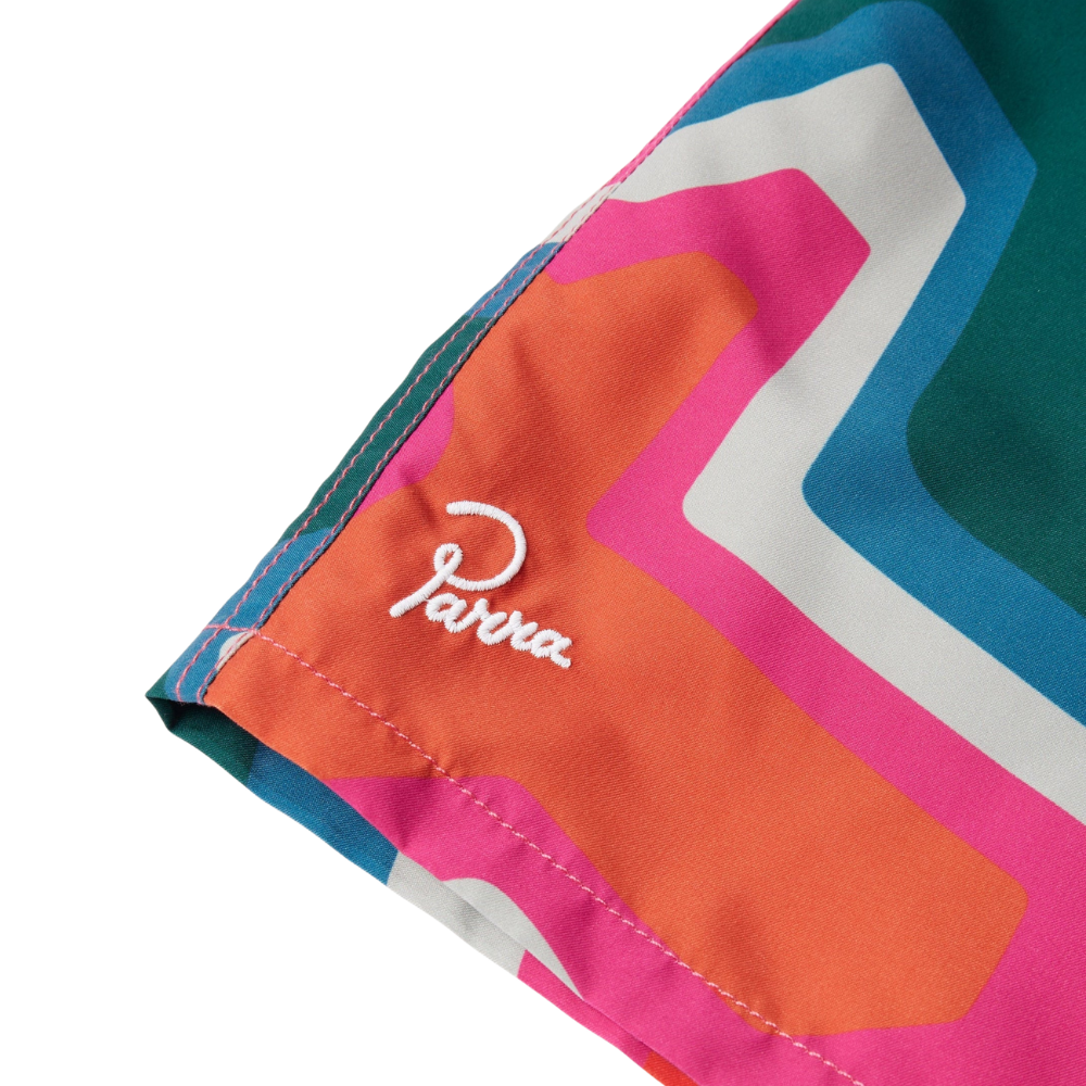 Parra Gem Stones Swim Shorts-Pink - 55435