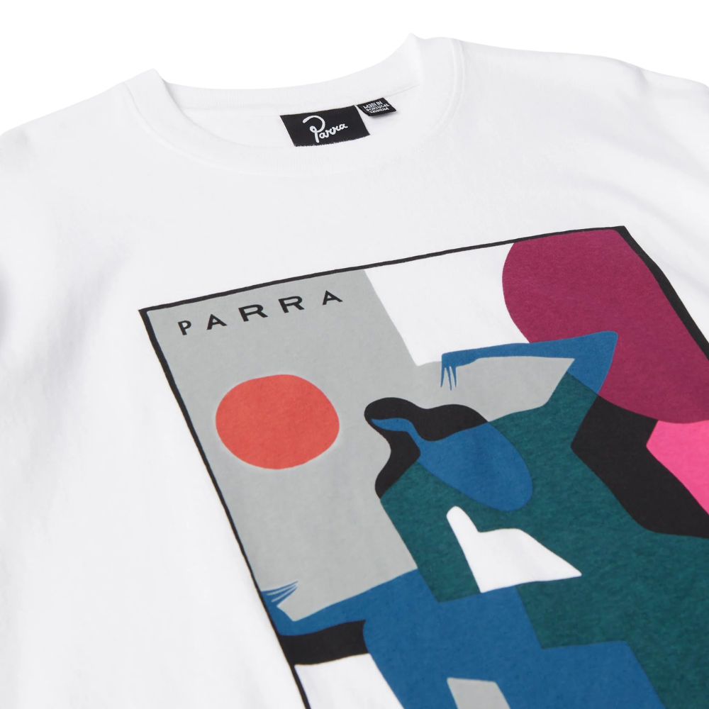 Parra Ball to the Face T-shirt-White - 55275