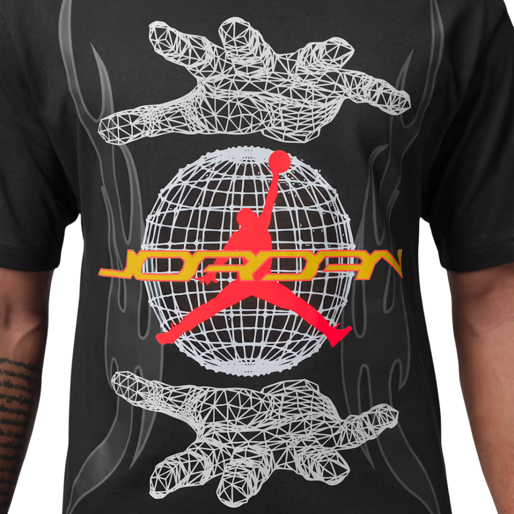 Jordan Graphic T-Shirt - Black/Infrared - IQ0786-045