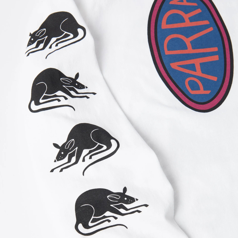 Parra Team Changes Long Sleeve T-Shirt-White - 55150