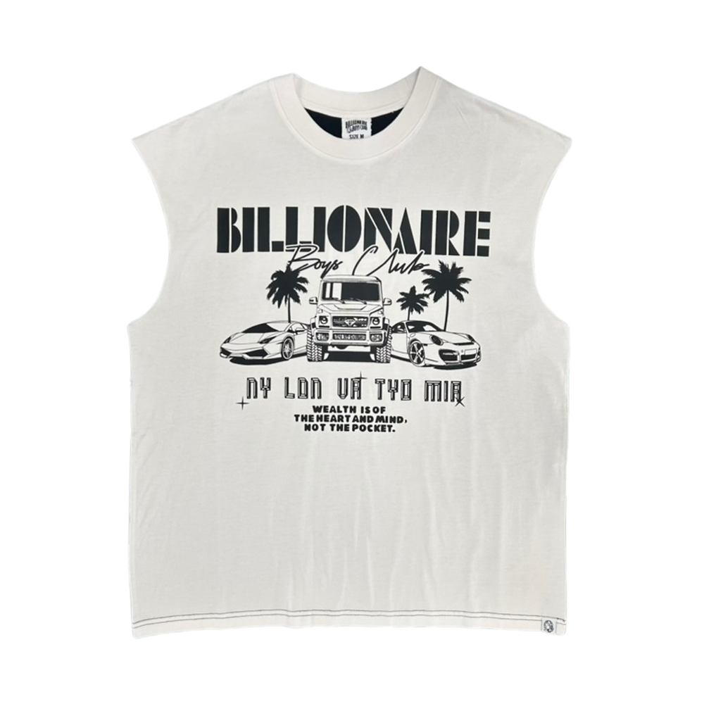 Billionaire Boys Club BB Ride SS Knit-White-851-4308